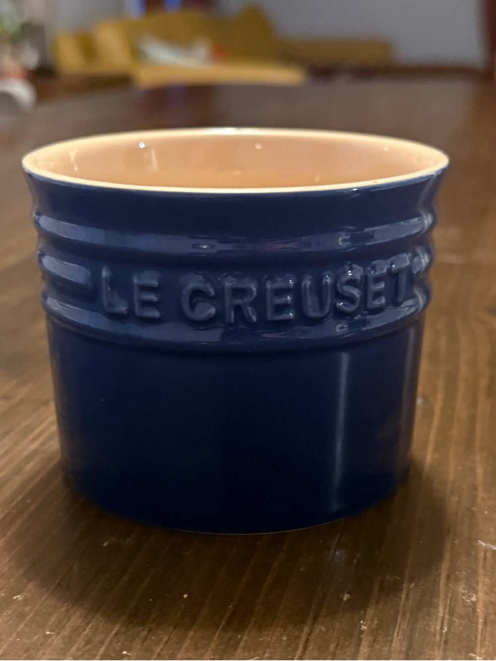 Le Creuset Blue butter crock bottom only!